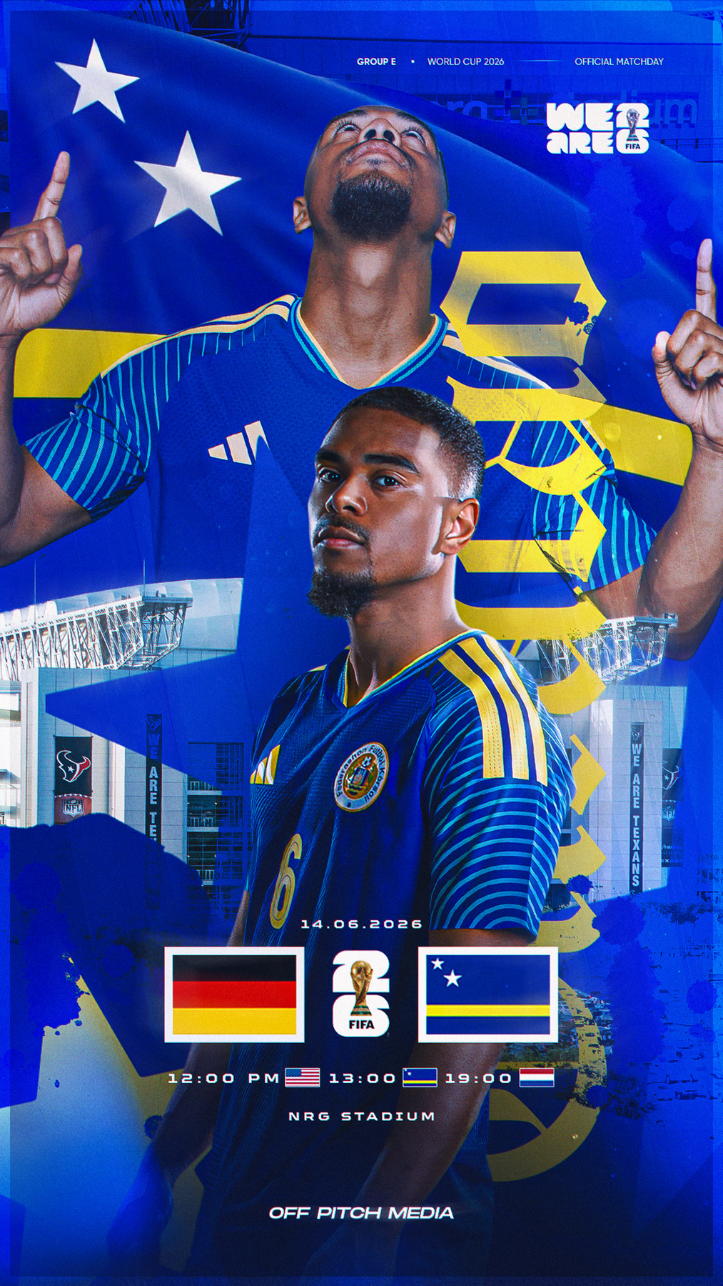 Matchday design – international fixture
