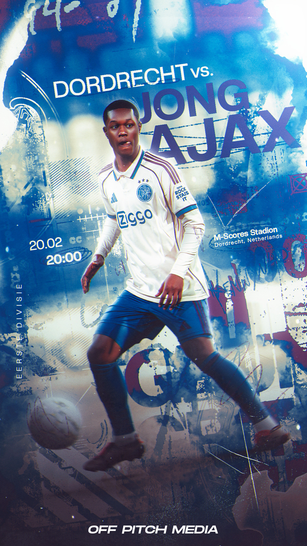 Matchday design – Dordrecht vs Jong Ajax